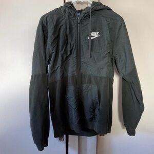 Nike Green Hooded Zip-Up